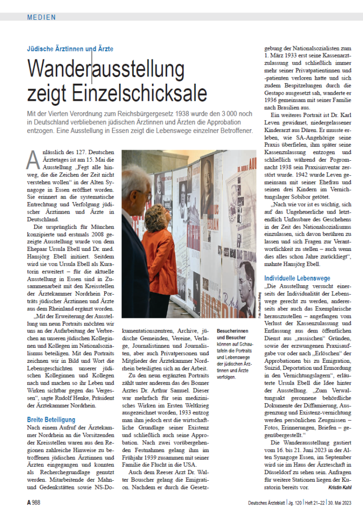 Wanderausstellung_Aerzteblatt